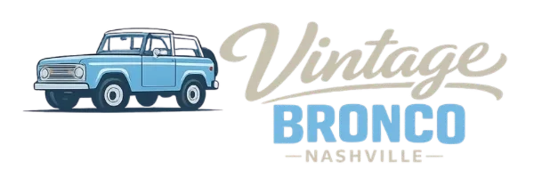 Vintage Baby Blue Bronco Rental